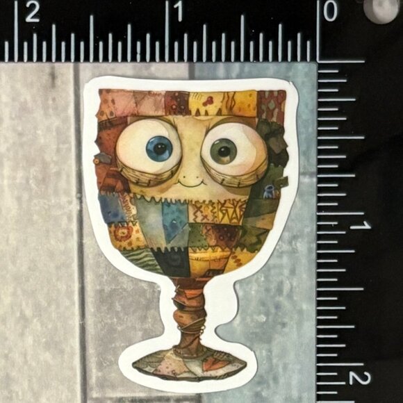 ๐10/$10๐ Retro Spooky Patchwork Object Waterproof Vinyl Sticker Decal - Picture 1 of 1